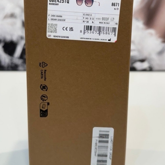 Auth Burberry Cat Eye Sunglasses/ Gorgeous 😍 BNWT - Picture 7 of 7